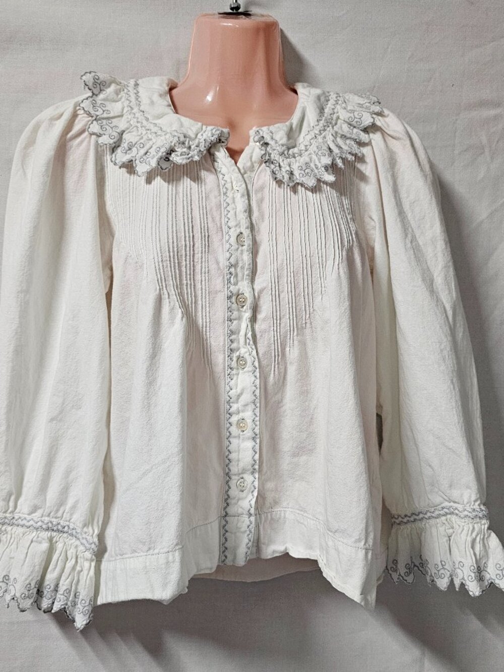 DOEN Hickory Top Womens Size S White